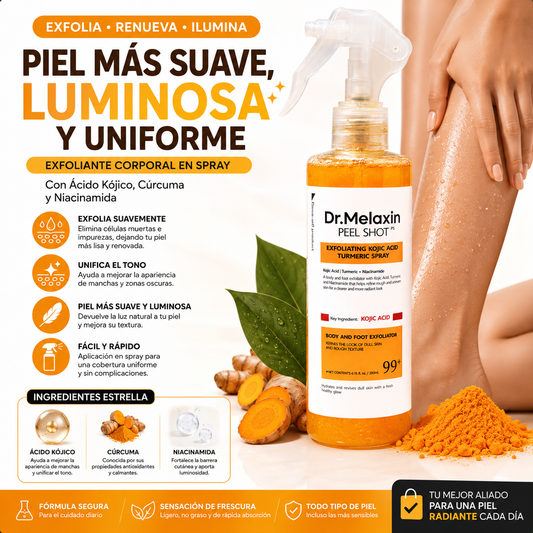 EXFOLIANTE DR MELAXIN - PIEL ILUMINADA Y RENOVADA