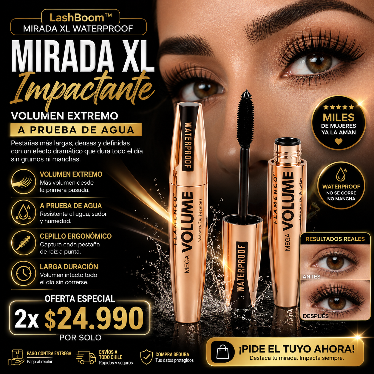 2x1 LashBoom™ Mirada XL Waterproof