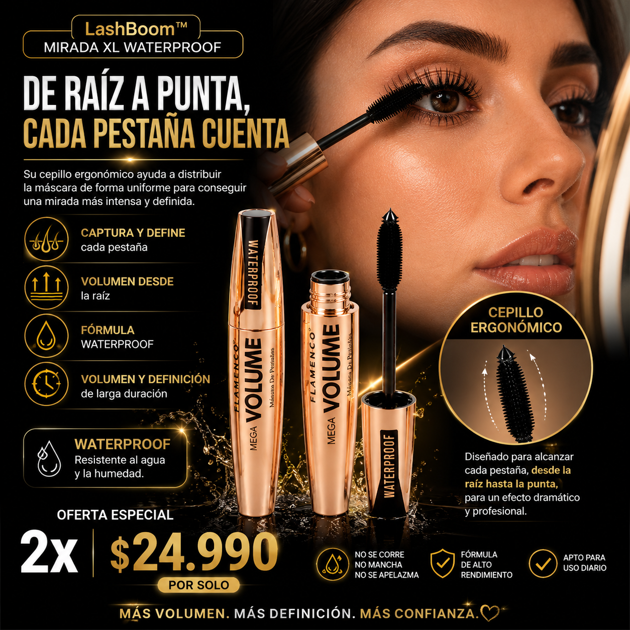 2x1 LashBoom™ Mirada XL Waterproof
