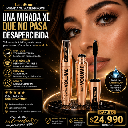 2x1 LashBoom™ Mirada XL Waterproof