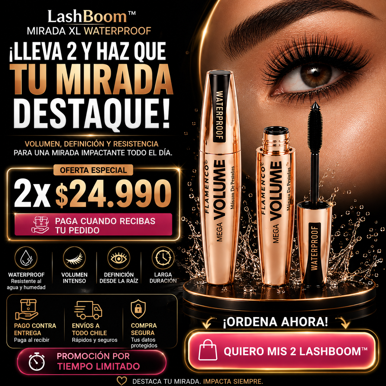 2x1 LashBoom™ Mirada XL Waterproof