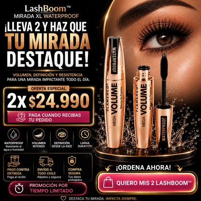2x1 LashBoom™ Mirada XL Waterproof